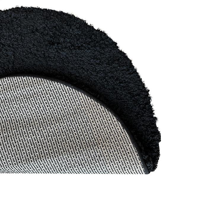 Szőnyeg Shaggy Dream koło  8003 0.8 fekete