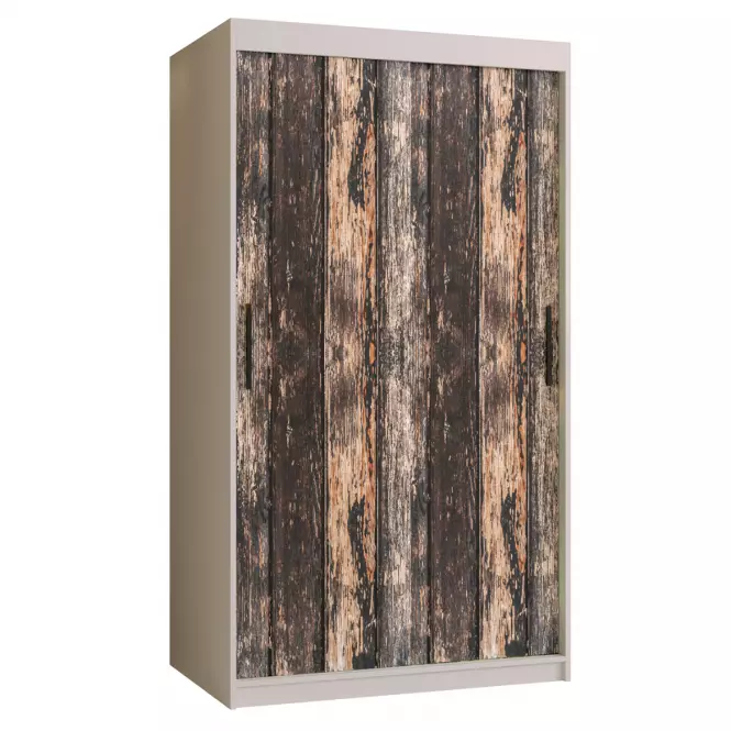Szekrény Rustic I 100 fehér
