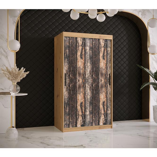 Szekrény Rustic I 100 tölgy artisan
