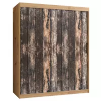 Szekrény Rustic I 150 tölgy artisan