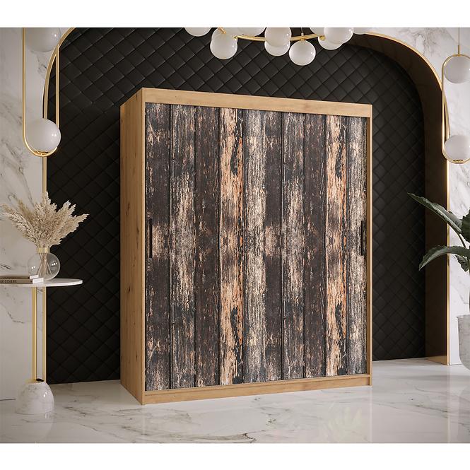 Szekrény Rustic I 150 tölgy artisan