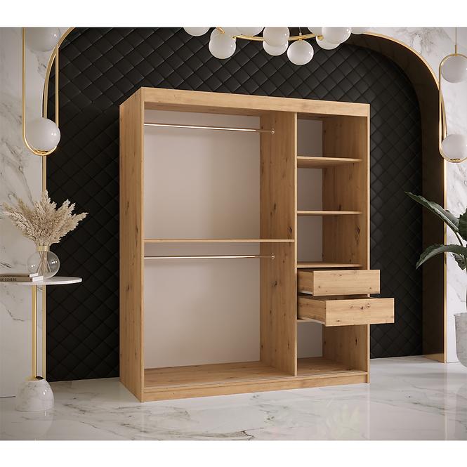 Szekrény Rustic I 150 tölgy artisan