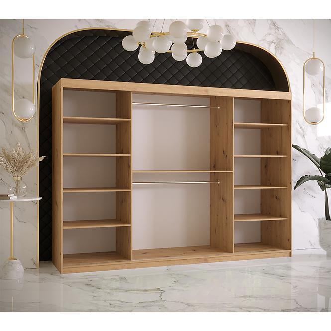 Szekrény Rustic I 250 tölgy artisan,4