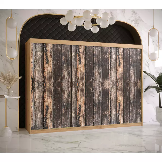 Szekrény Rustic I 250 tölgy artisan