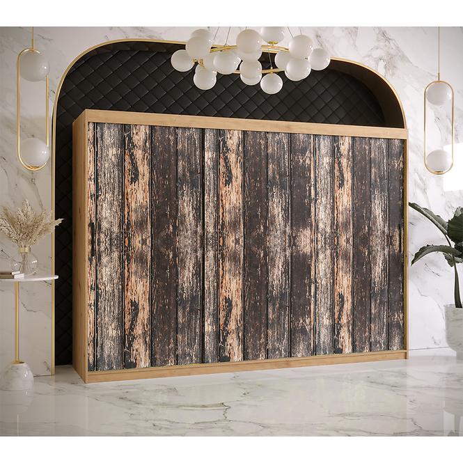 Szekrény Rustic I 250 tölgy artisan
