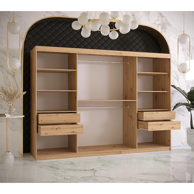 Szekrény Rustic I 250 tölgy artisan