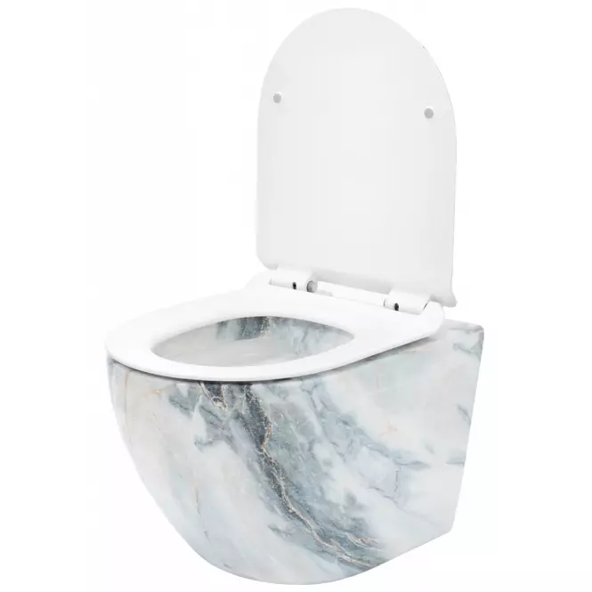 WC csésze Carlo Mini Rimless gránit shiny