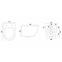 WC csésze Carlo Mini Rimless gránit shiny,7