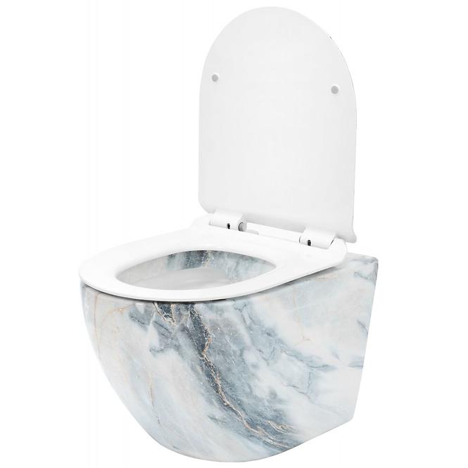 WC csésze Carlo Mini Rimless gránit shiny