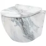 WC csésze Carlo Mini Rimless gránit shiny