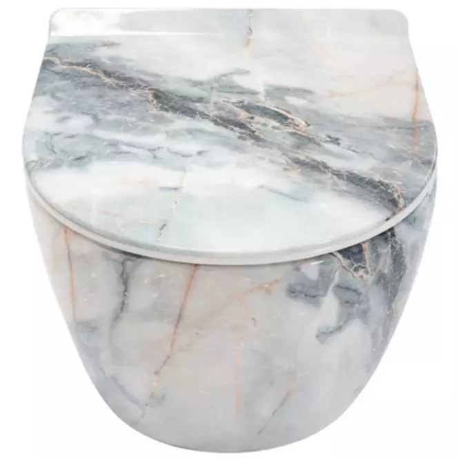 WC csésze Carlo Mini Rimless gránit shiny