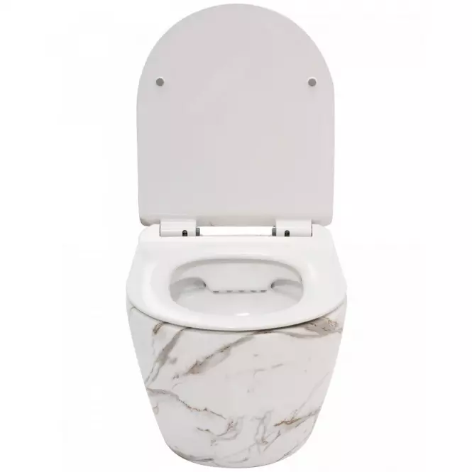 WC csésze Carlo Mini Rimless gránit lava mat