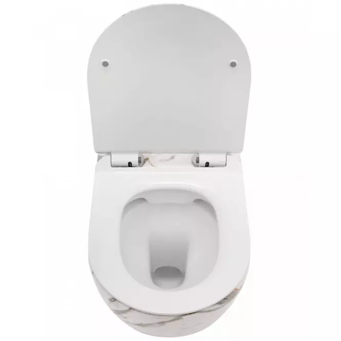 WC csésze Carlo Mini Rimless gránit lava mat