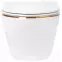 WC csésze Carlo Mini Rimless white gold,2