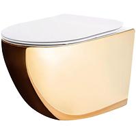 WC csésze Carlo Mini Rimless gold/white