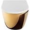 WC csésze Carlo Mini Rimless gold/white,2