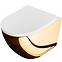 WC csésze Carlo Mini Rimless gold/white,3