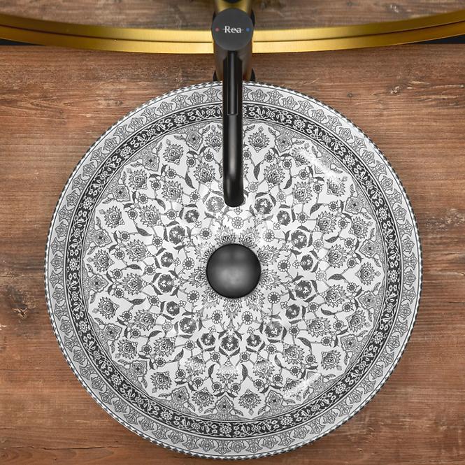 Mosdókagyló lapon Arte Dark Grey,3