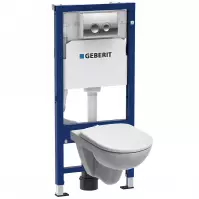 Wc készlet + gomb Delta 25 króm + WC csésze Selnova