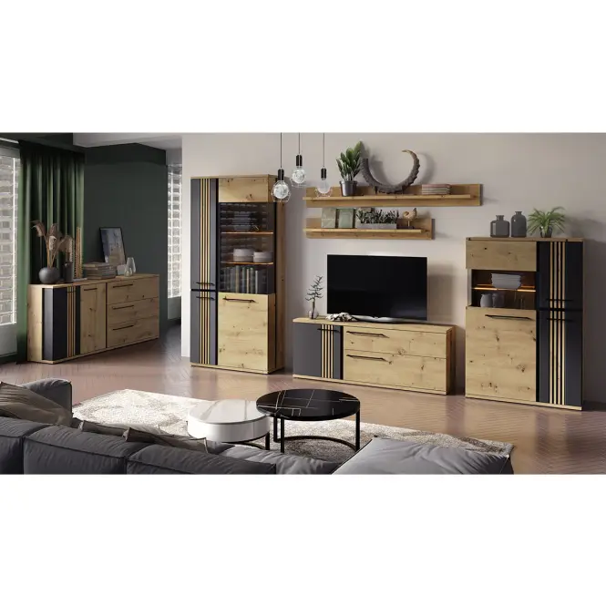 Komód Molto ml 12 black,3
