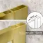 Zuhanyfal Walk-In Tiz 100x195 gold,4