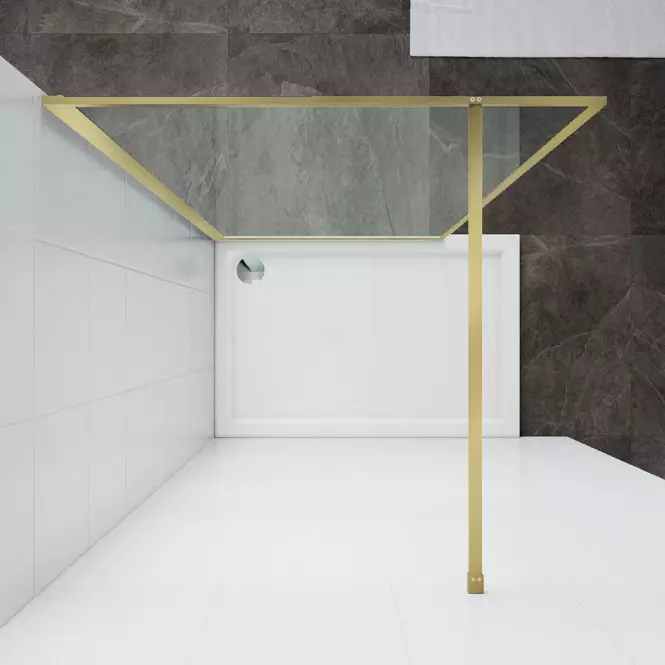 Zuhanyfal Walk-In Tiz 100x195 gold