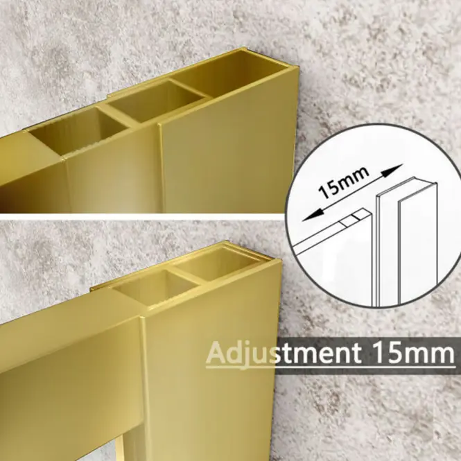 Zuhanyfal Walk-In Tiz 120x195 gold,3