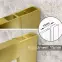 Zuhanyfal Walk-In Tiz 120x195 gold,3