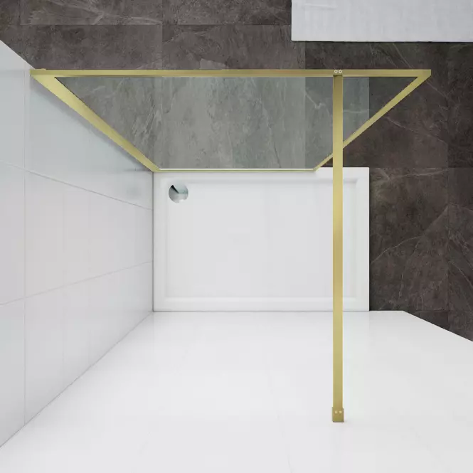 Zuhanyfal Walk-In Tiz 120x195 gold