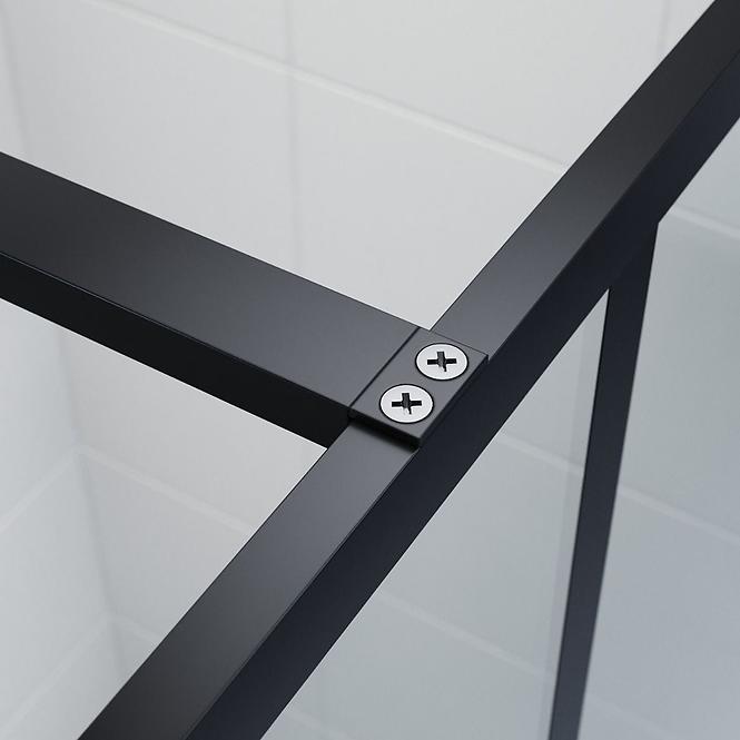 Zuhanyfal Walk-In Grand 120x195 black