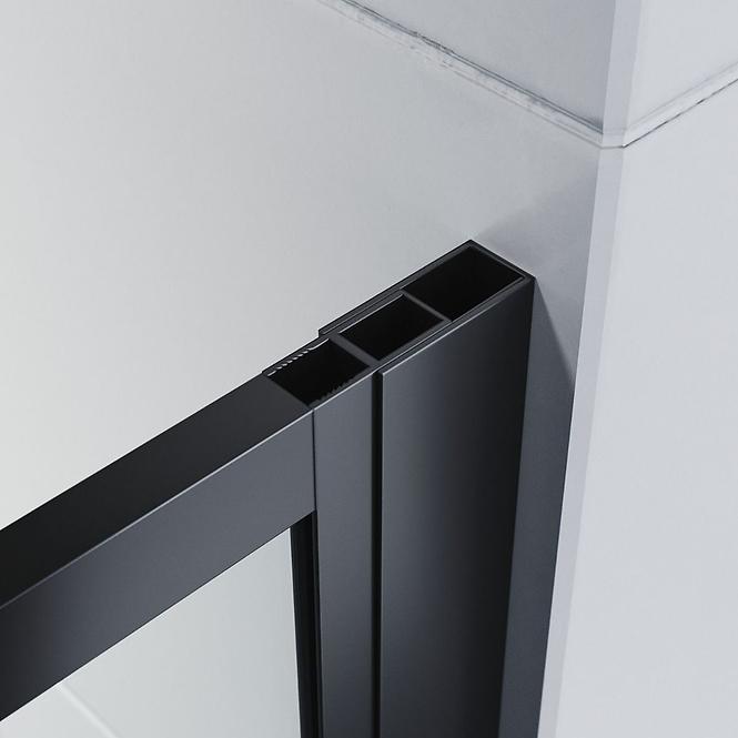 Zuhanyfal Walk-In Grand 120x195 black