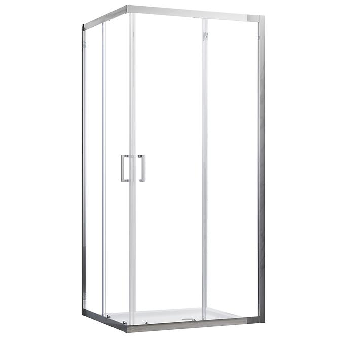 Zuhanykabin négyzet Mika 80x80x190 króm