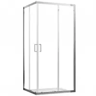 Zuhanykabin négyzet Mika 90x90x190 króm