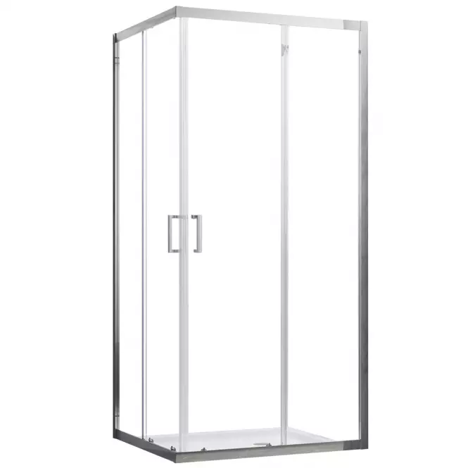 Zuhanykabin négyzet Mika 90x90x190 króm