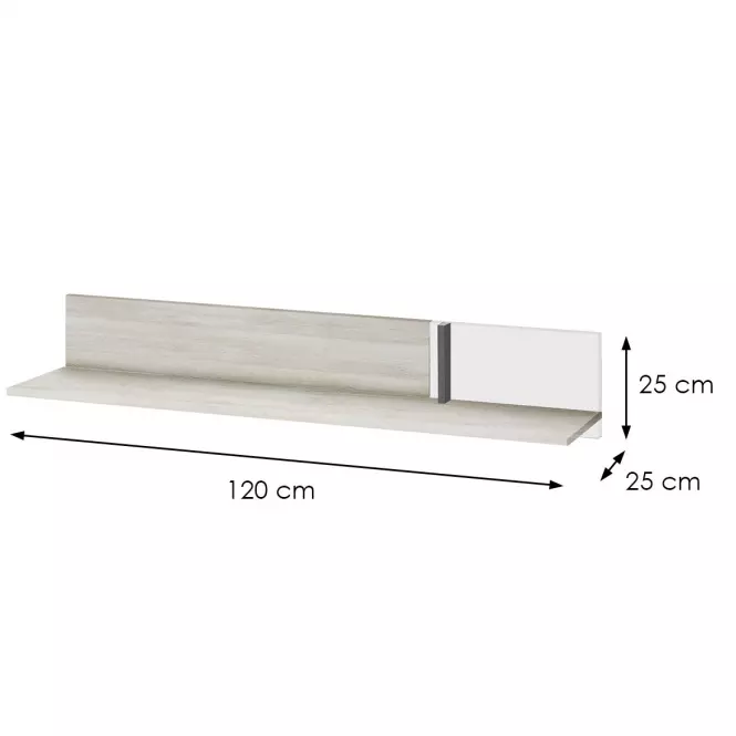 Falipolc Remo RM13 tölgy wilton/fehér/antracit