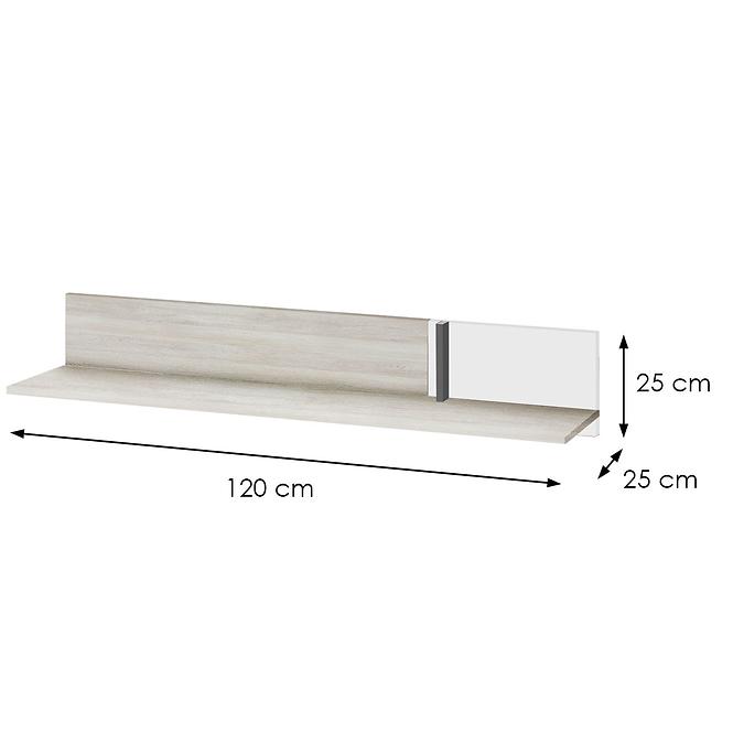 Falipolc Remo RM13 tölgy wilton/fehér/antracit