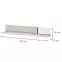Falipolc Remo RM13 tölgy wilton/fehér/antracit,2