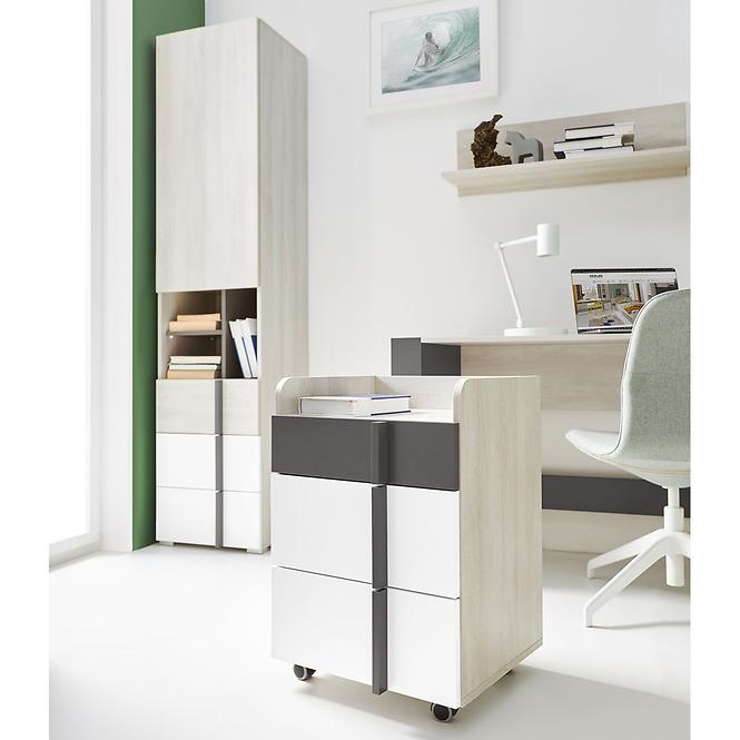 Falipolc Remo RM13 tölgy wilton/fehér/antracit