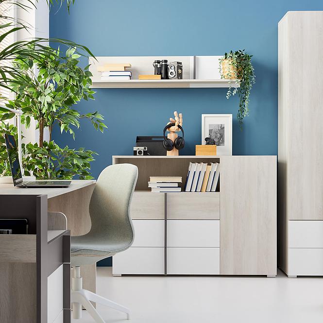 Falipolc Remo RM13 tölgy wilton/fehér/antracit