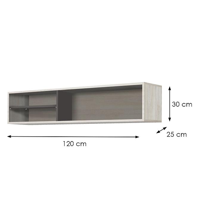 Falipolc Remo RM14 tölgy wilton/fehér/antracit