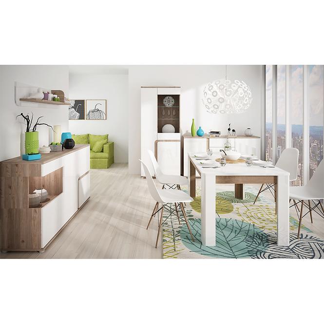 Vitrin Milano TYP 33 nelson/fehér