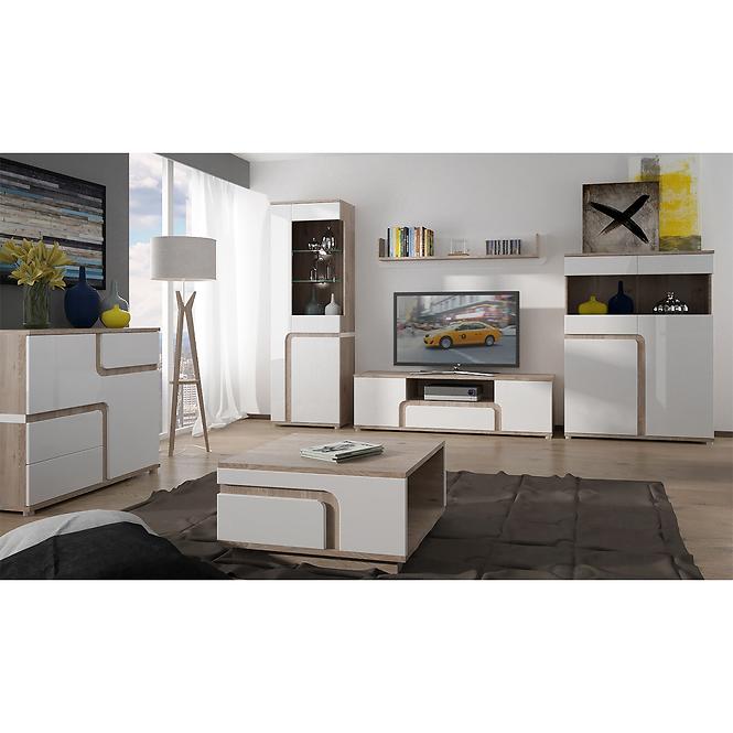 Vitrin Milano TYP 33 nelson/fehér