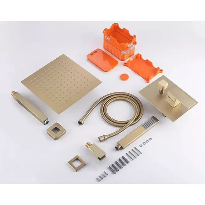 Rejtett készlet esőzuhannyal és kézibeszélővel Fenix arany Rea P8401,7