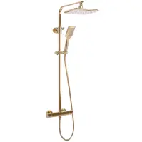 Zuhanygarnitúra esőzuhannyal Tom arany Rea P7102