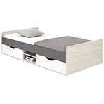 Ágy 120 Remo RM16 tölgy wilton/fehér/antracit Ágy 120 Remo RM16 tölgy wilton/fehér/antracit