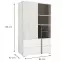 Regál Remo RM6 tölgy wilton/fehér/antracit,2