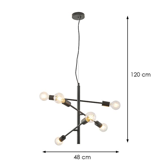 Lámpa 2023001 BLACK+ BLACK E27 LW6