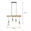 Lámpa 2023007 WOOD+BLACK E27 LW4,3