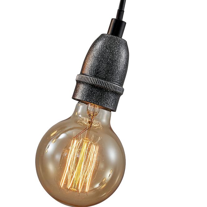 Lámpa 2023007 WOOD+BLACK E27 LW4