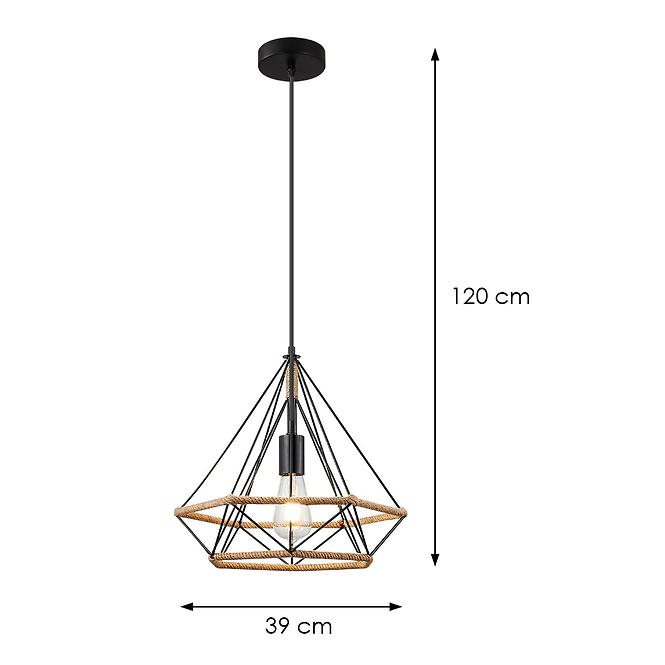 Lámpa 2200134-1 BLACK PAINTED LW1,3